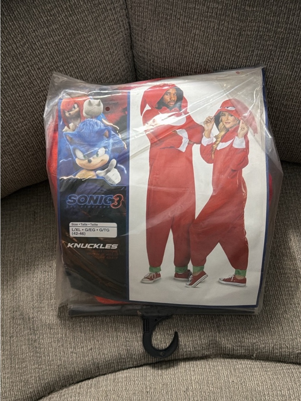 Sonic the Hedgehog Knuckles Character Onesie Costume